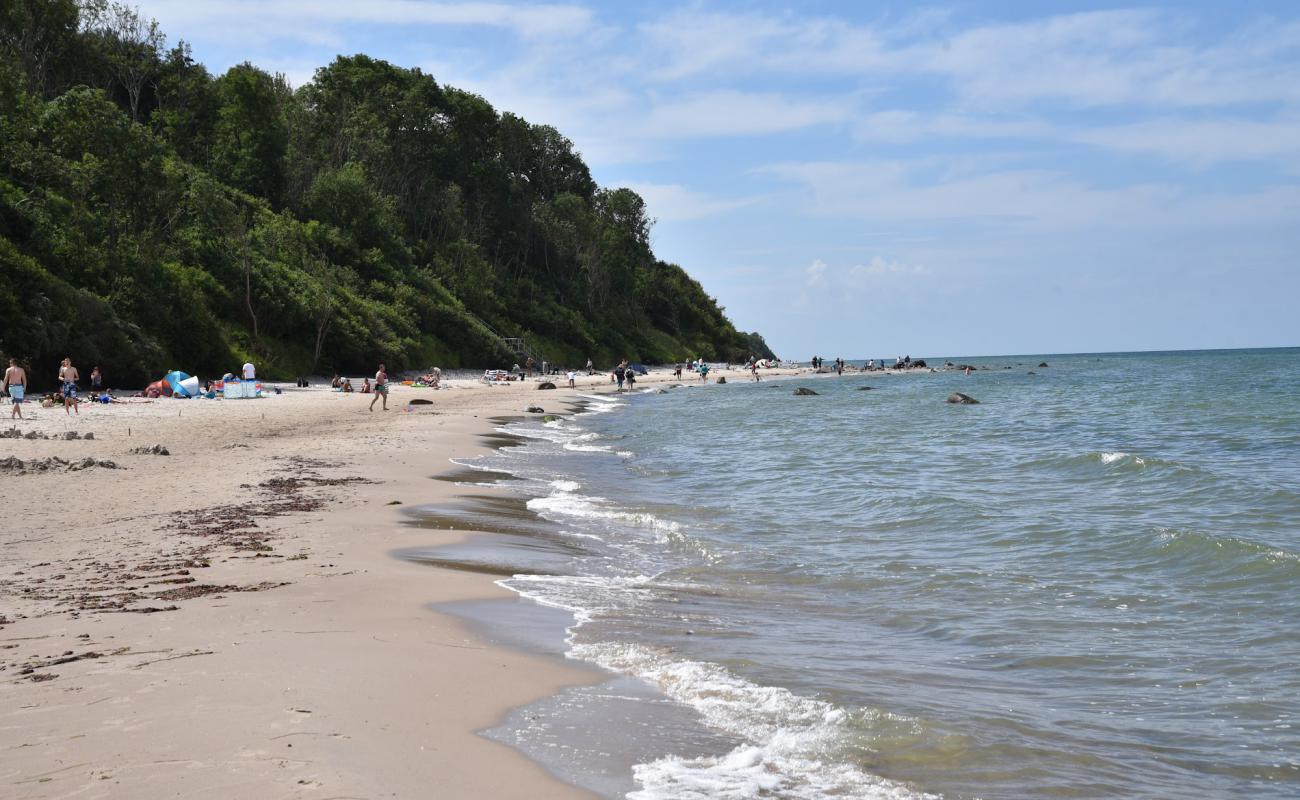 Foto af Der Bakenberg mit Ostseestrand med lys sand overflade