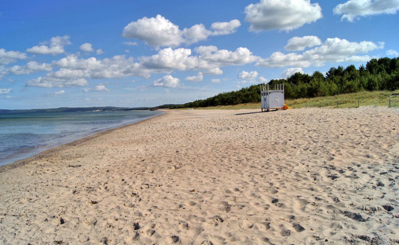 Foto af Strandpanorama Prora med grå sand overflade