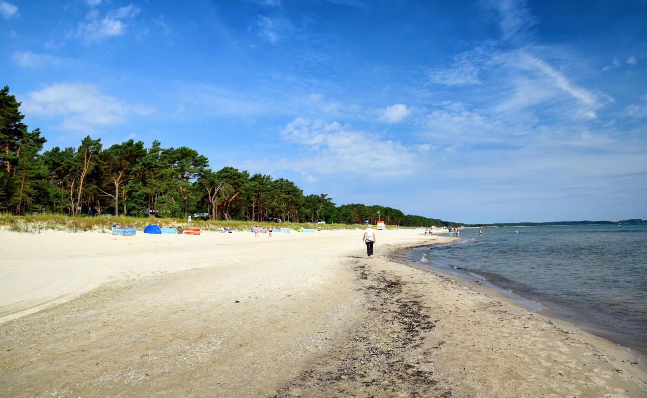 Foto af Prora strand med lys sand overflade