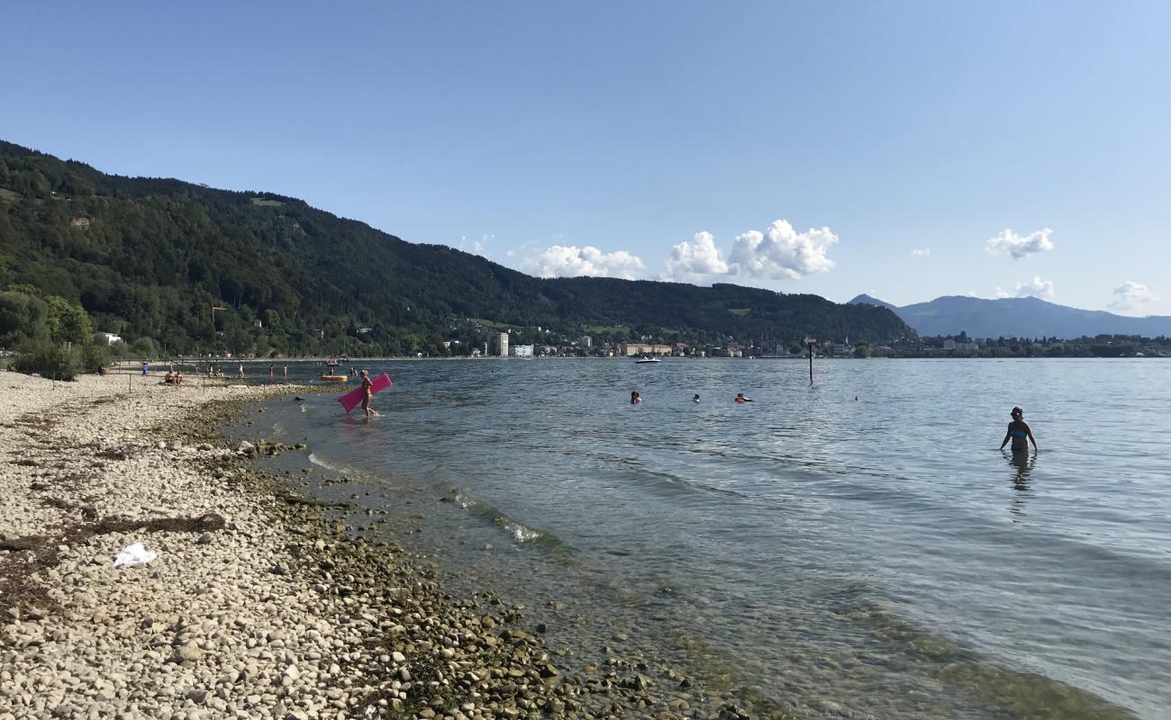 Foto af Strandbad Lochau med grå sten overflade