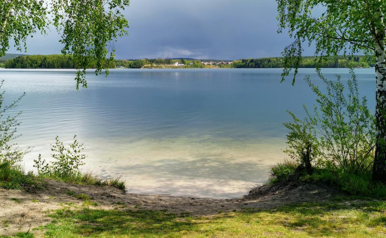 Foto af Badestrand med lys sand overflade