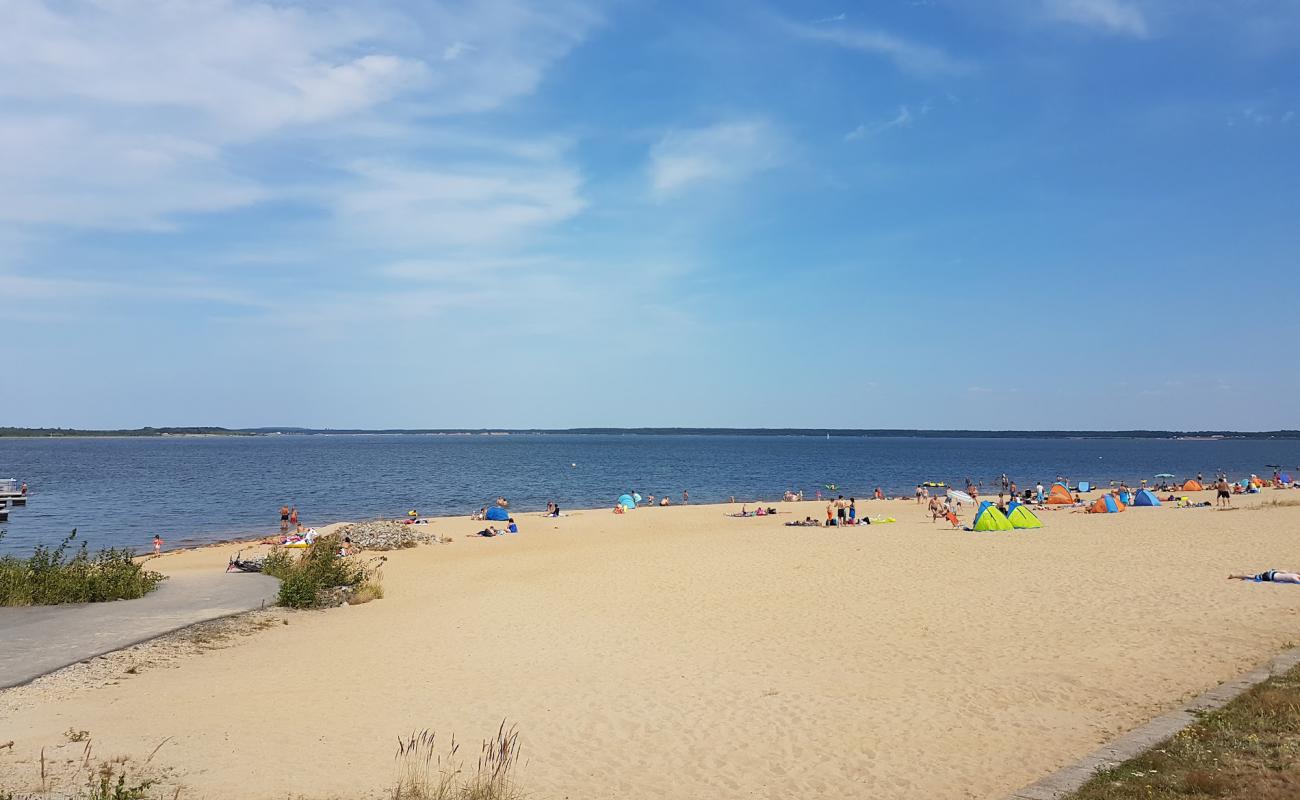 Foto af Badestrand Uhyst med lys sand overflade