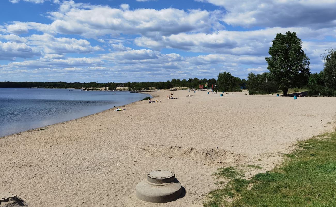 Foto af Cospudener See Beach med lys sand overflade