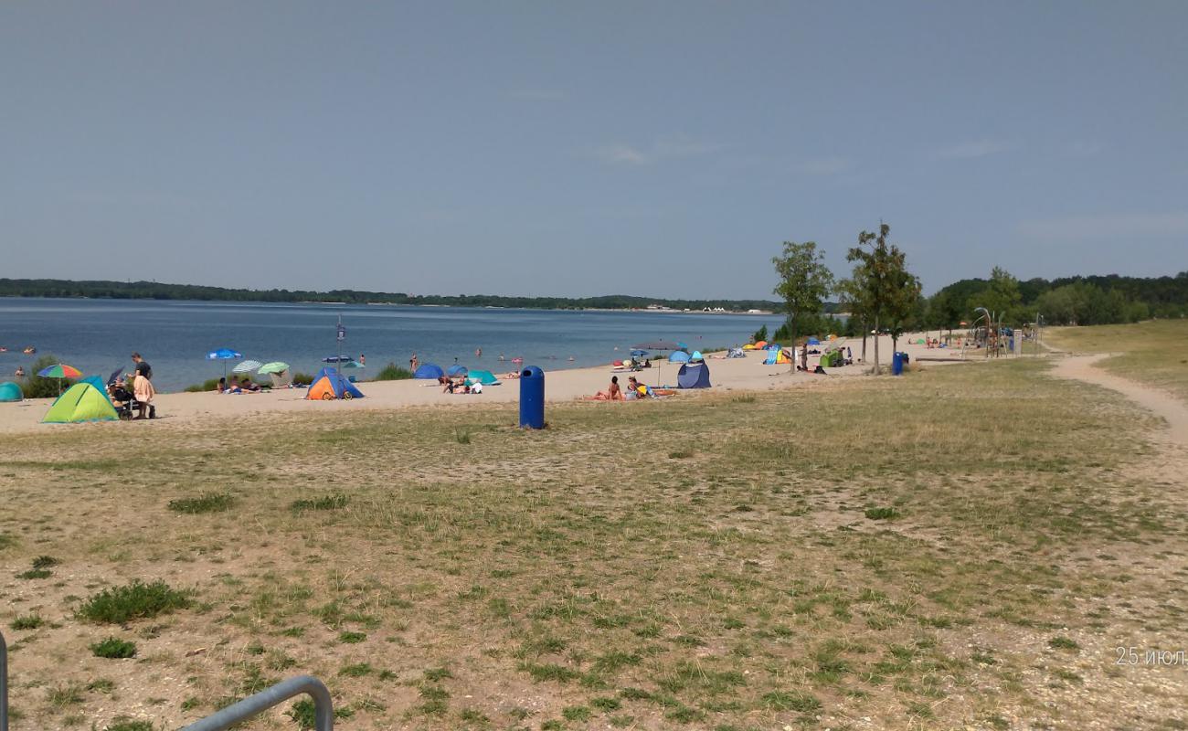 Foto af Strandbad Cospuden med lys sand overflade