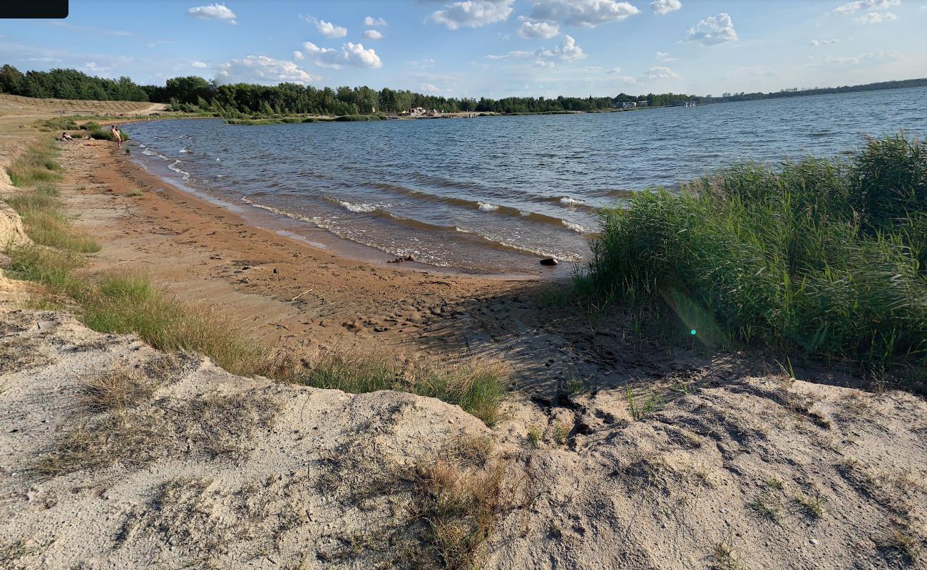 Foto af Hundestrand am Geierswalder See med turkis rent vand overflade