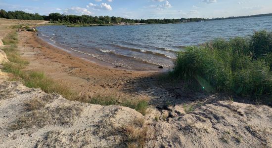 Hundestrand am Geierswalder See