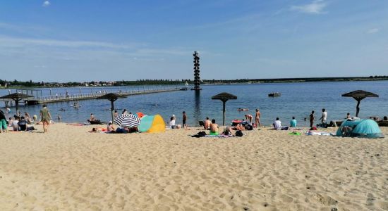 Strand am Pegelturm