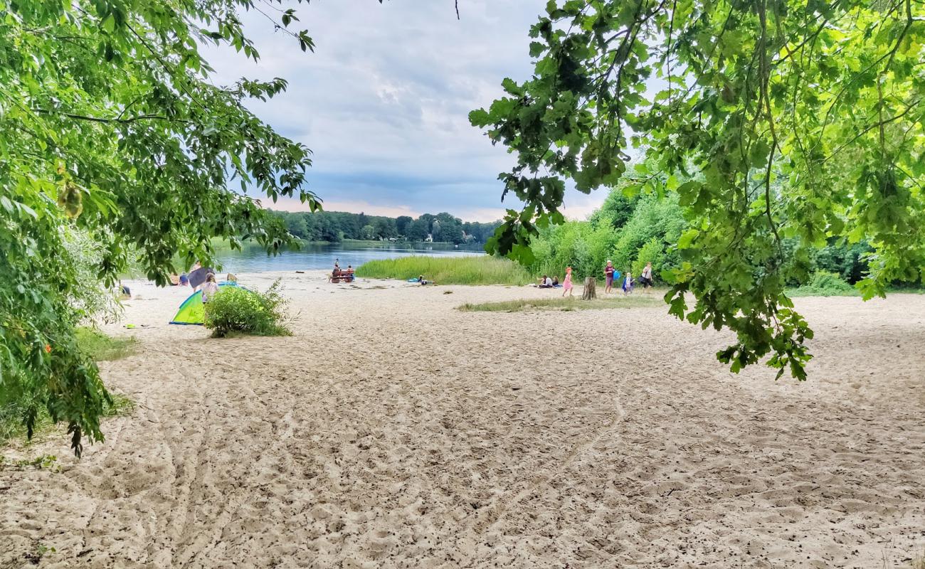 Foto af Badestrand Lehnmarke med lys sand overflade