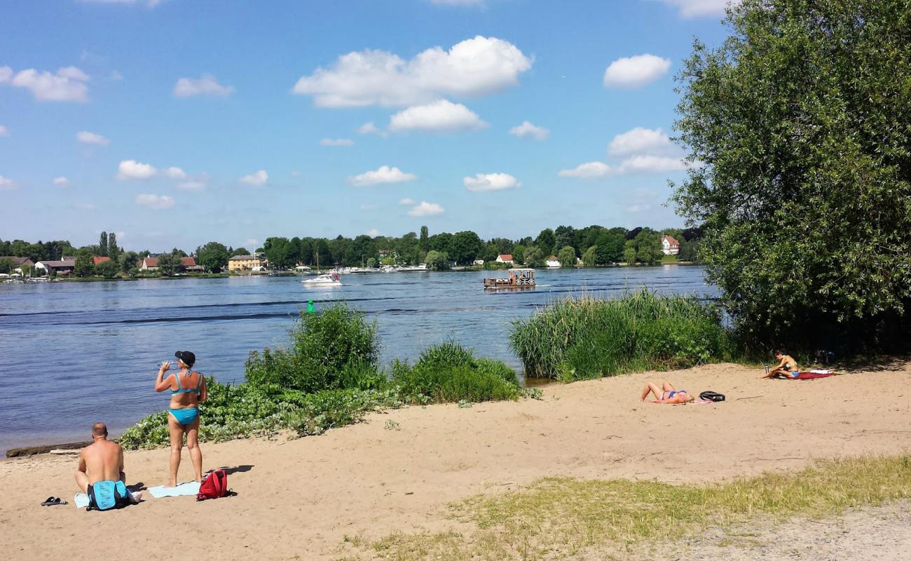 Foto af Badestelle Kuhhorn Strand med lys sand overflade