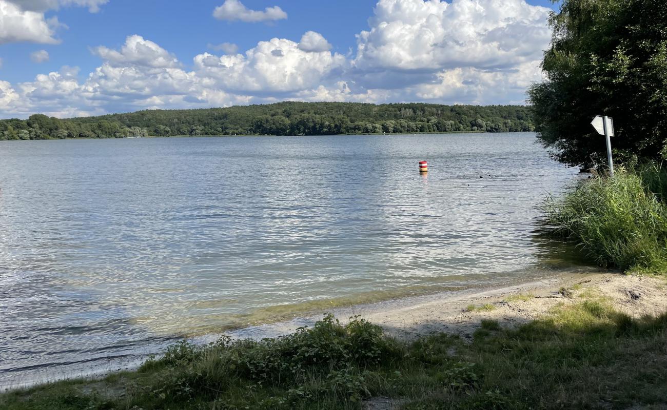 Foto af Gatow Strand med lys sand overflade