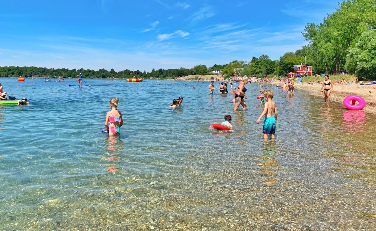 Foto af Strand am Kulkwitzer See med let fin sten overflade