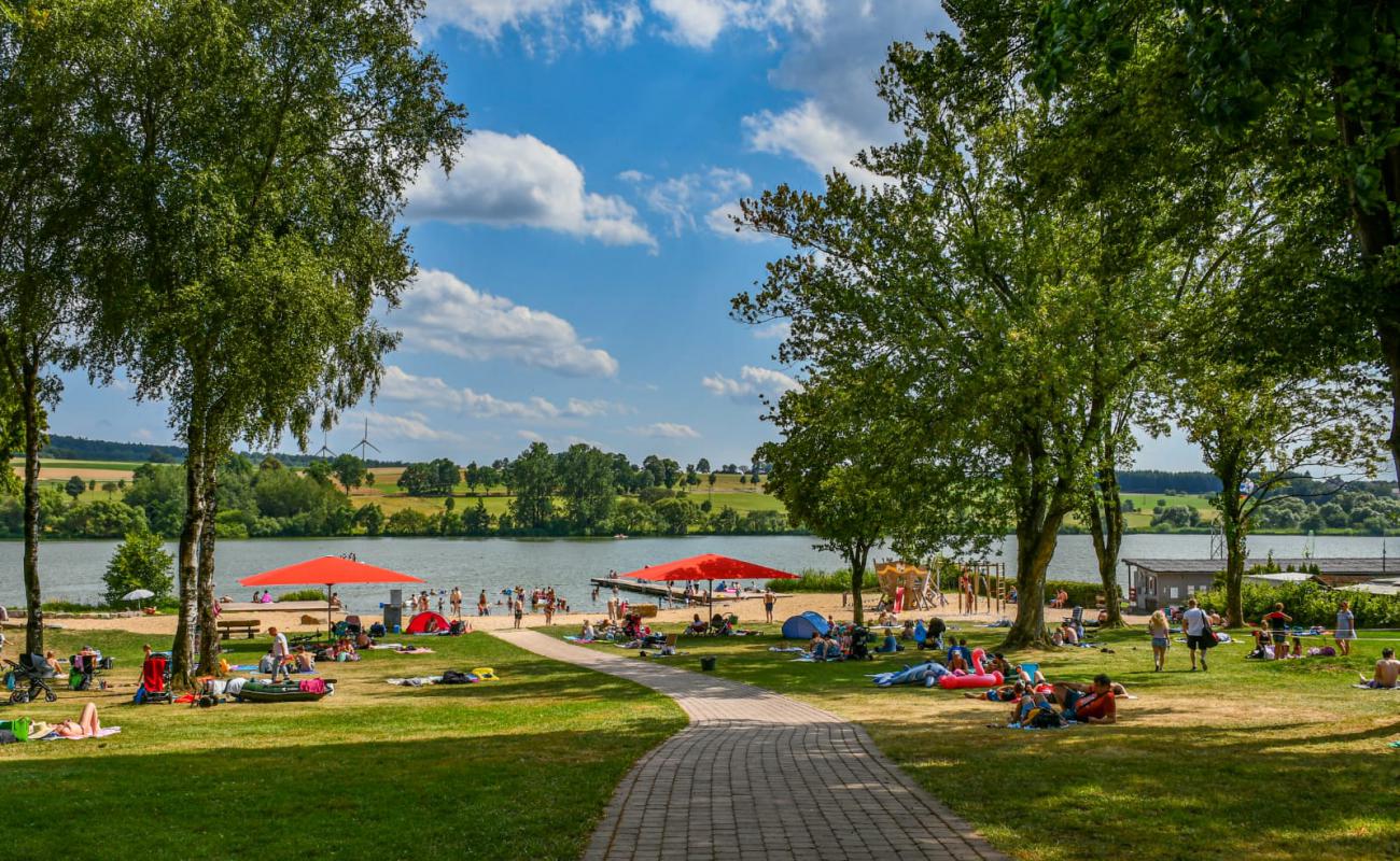 Foto af Nieder-Mooser See med lys sand overflade