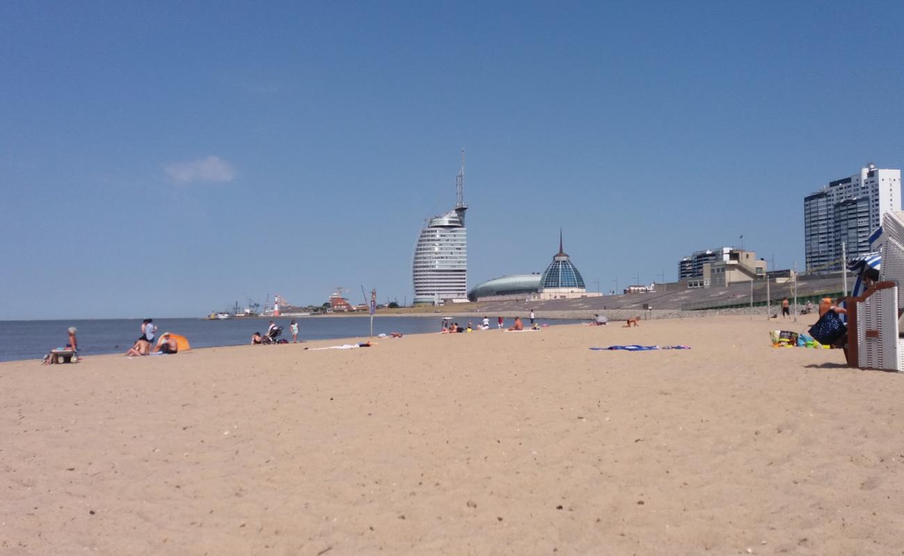 Foto af Bremerhaven Strand (Weser Strand) med lys sand overflade