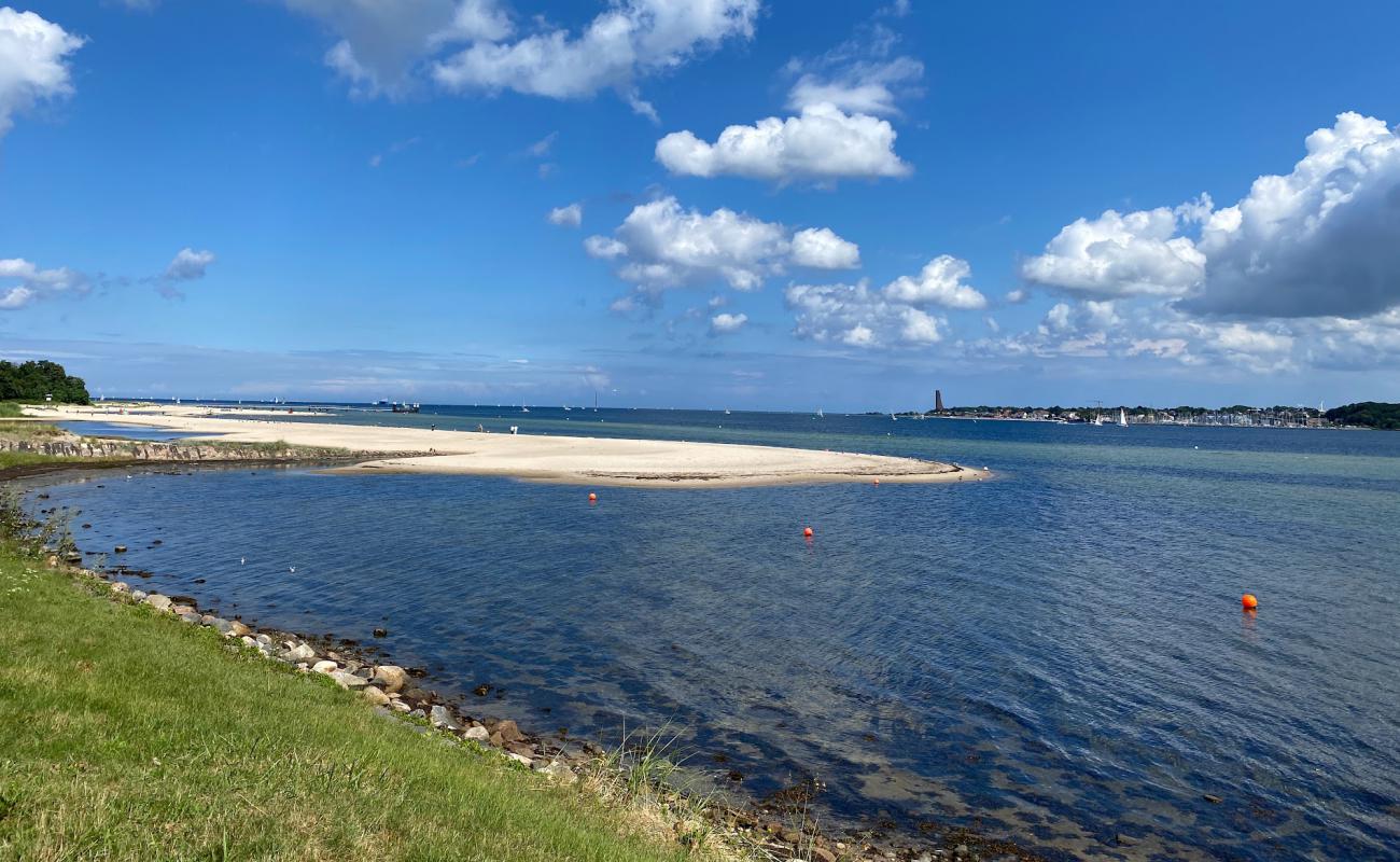 Foto af Falckensteiner Strand med lys sand overflade