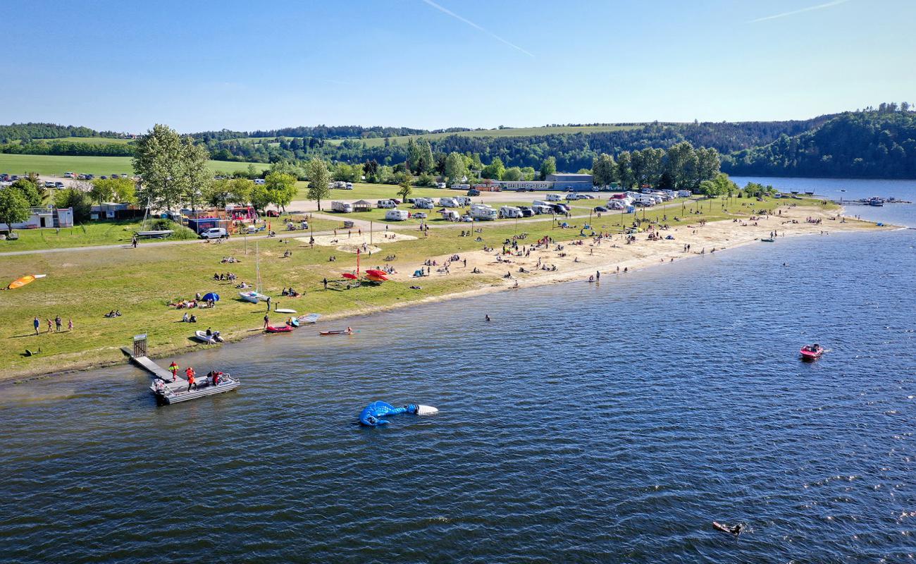 Foto af Saalburg Strand med lys sand overflade