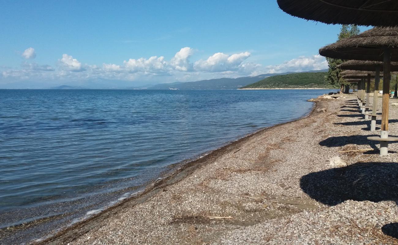 Foto af Boukas beach med grå fin sten overflade