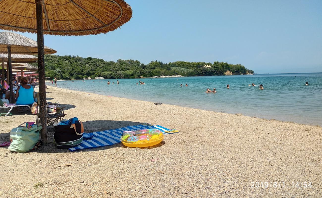 Foto af Nea Kamarina 2nd beach med brun fin sten overflade