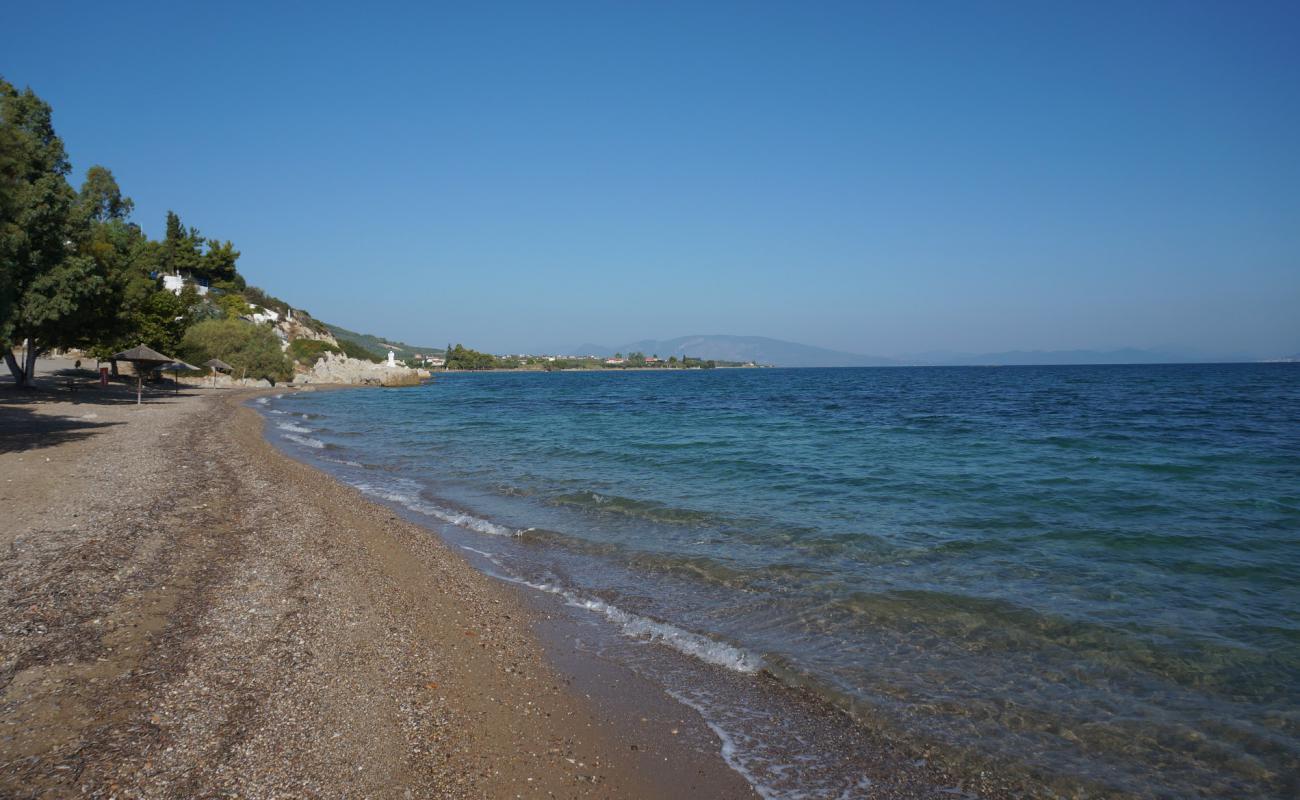 Foto af Agios Ioannis mikro beach med sort sand og småsten overflade