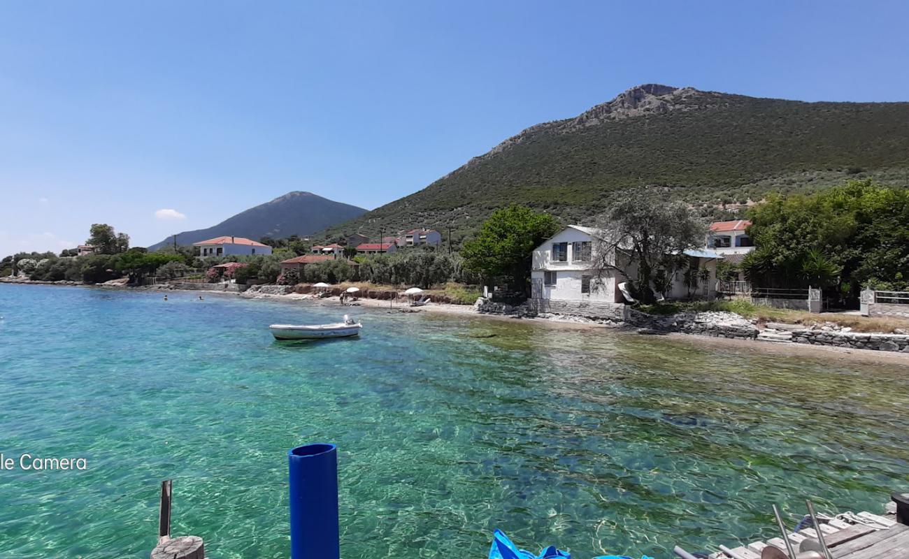 Foto af Ag. Dimitrios beach med let sand og småsten overflade