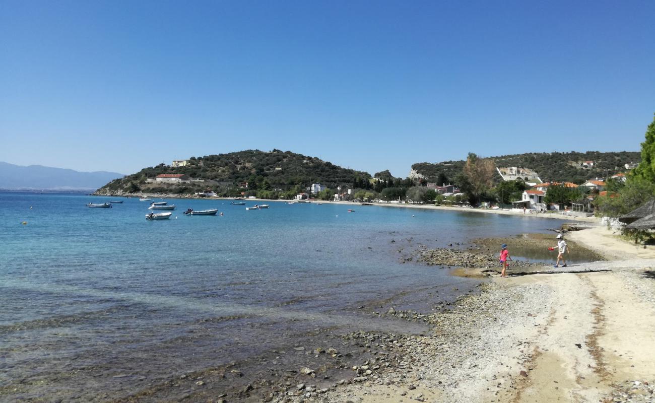 Foto af Agia Kyriaki beach med let fin sten overflade