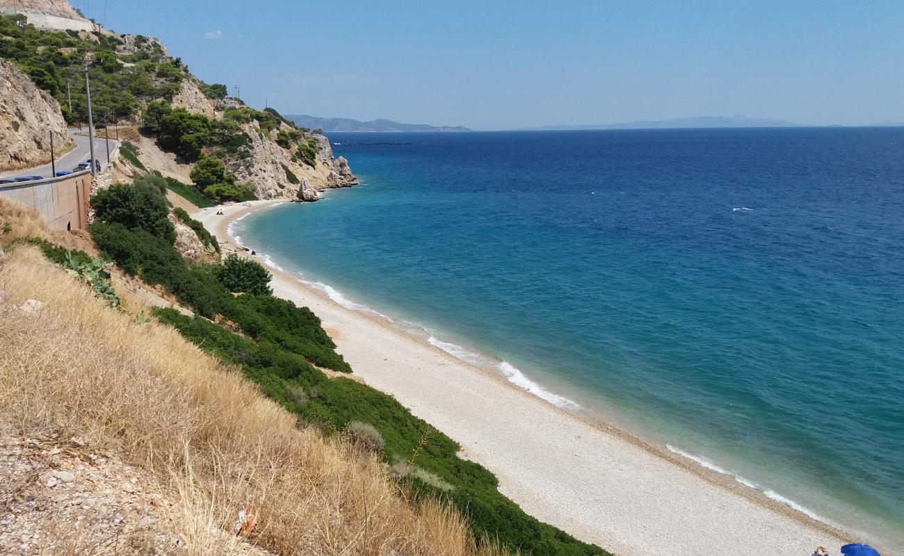 Foto af Kakias beach med let fin sten overflade