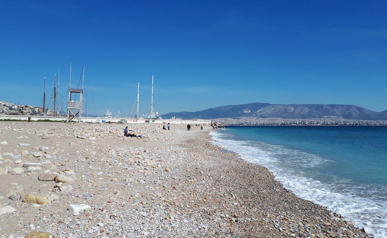 Foto af Beach Freatida med gråt sand og sten overflade