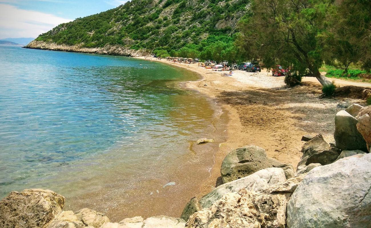 Foto af Ramnous beach med let sand og småsten overflade