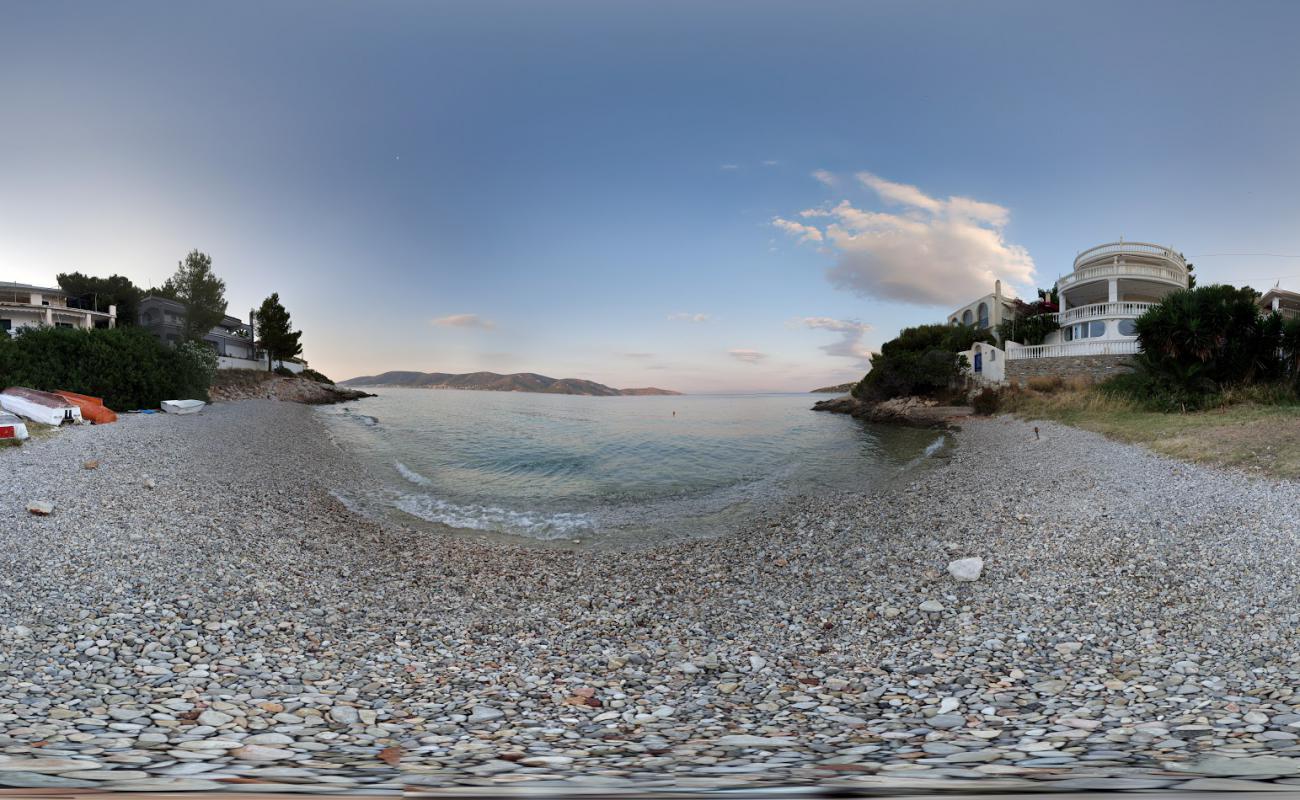 Foto af Mikonou beach med let fin sten overflade