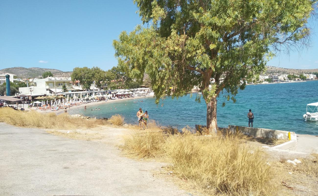 Foto af Selinia beach med sort sand og småsten overflade