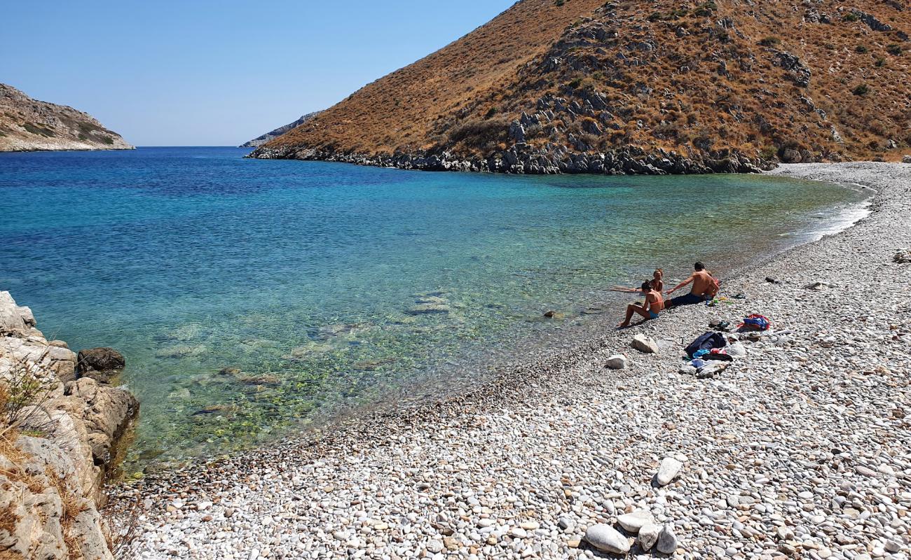 Foto af Vathi beach med let sten overflade