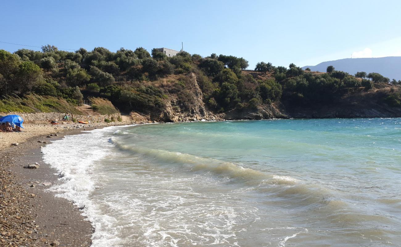 Foto af Githio beach III med gråt sand og småsten overflade