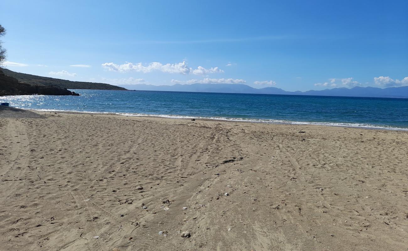 Foto af Bozas beach med lys sand overflade