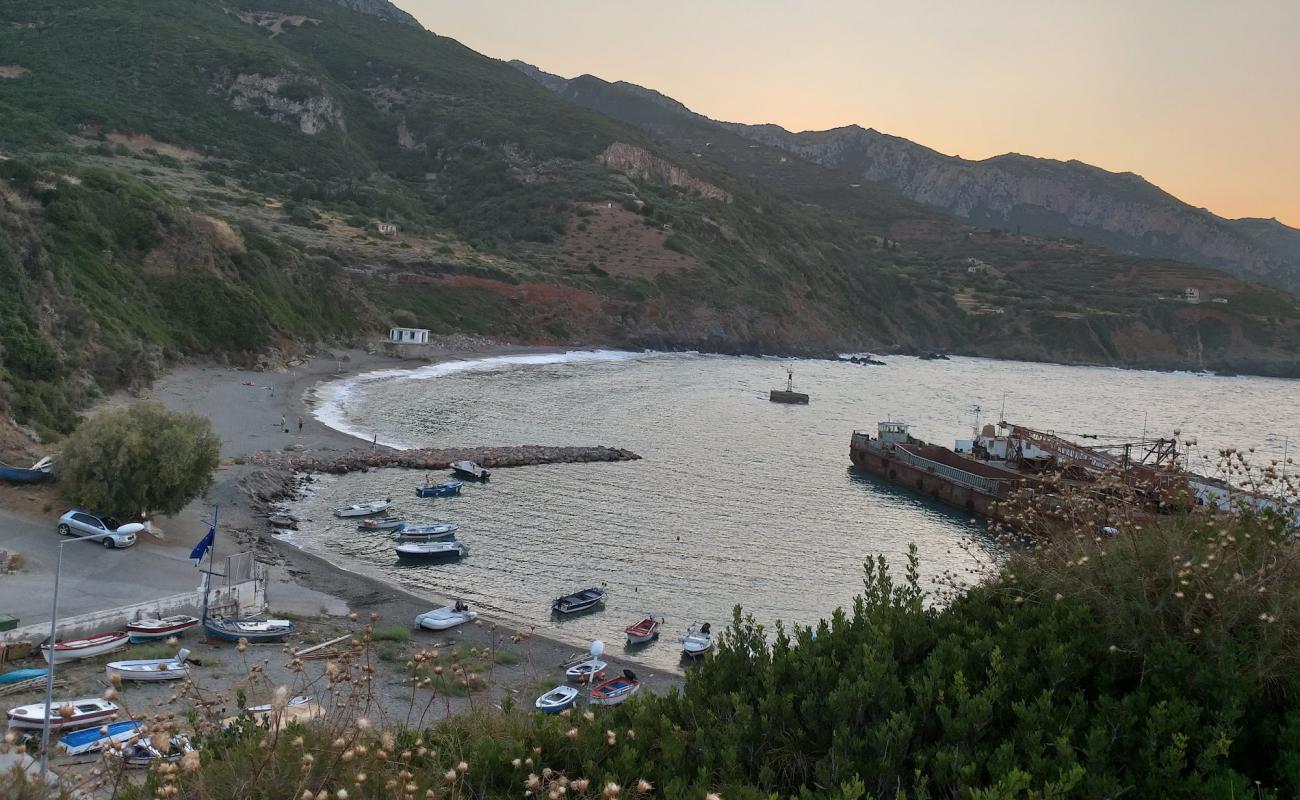 Foto af Panagia beach med grå sten overflade