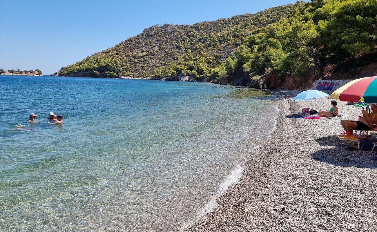 Foto af Siderona beach med let fin sten overflade