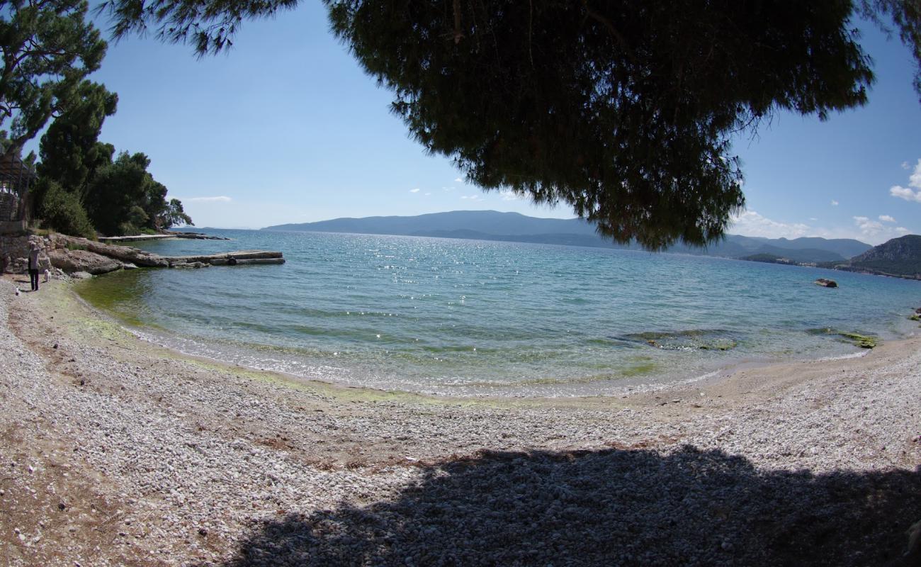 Foto af Paralia Kechrion II med let sand og småsten overflade