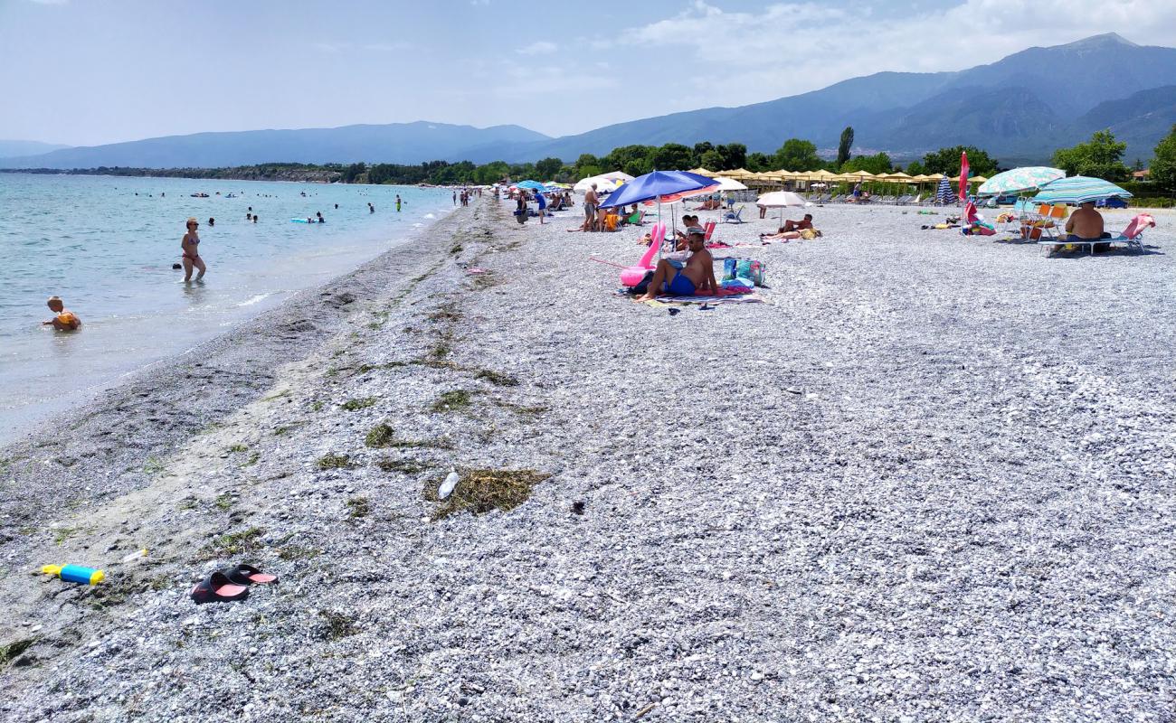 Foto af Gritsa beach med grå sten overflade