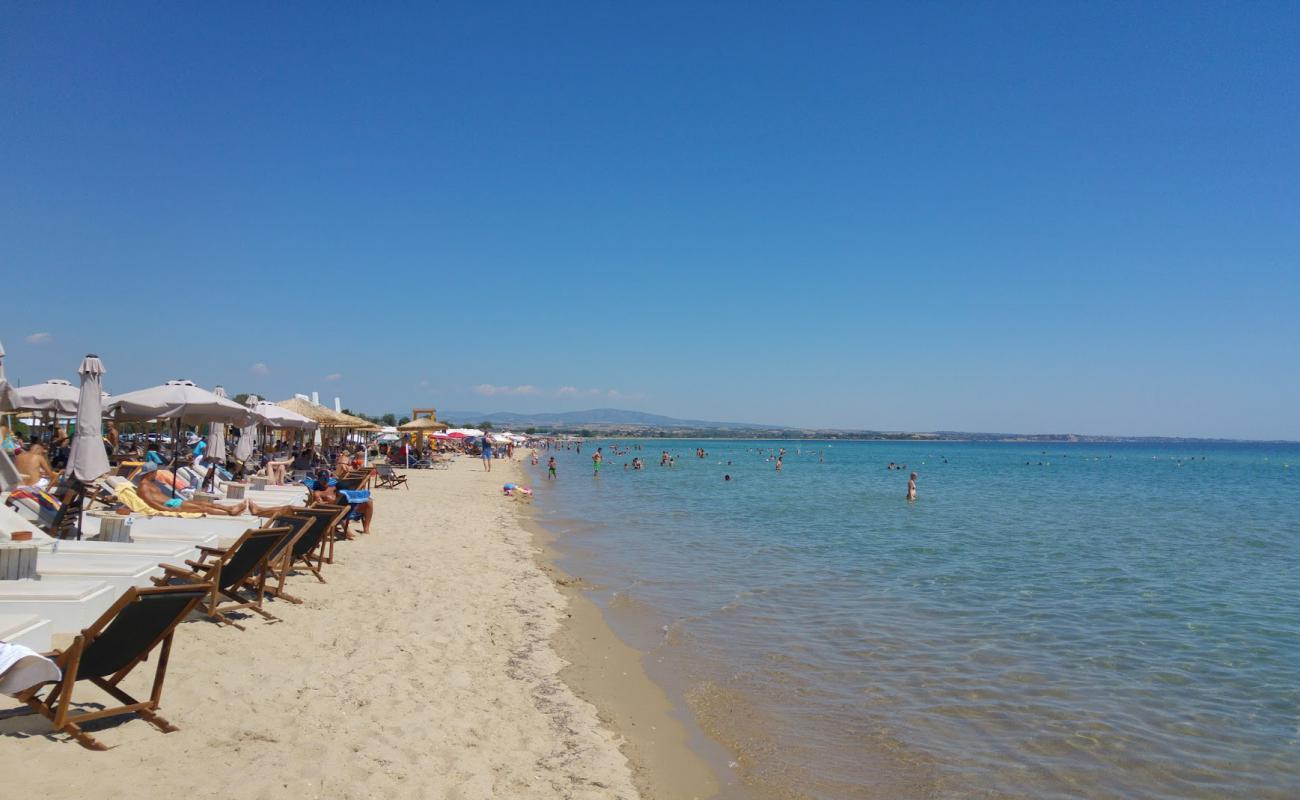 Foto af Epanomis flod Strand med lys fint sand overflade