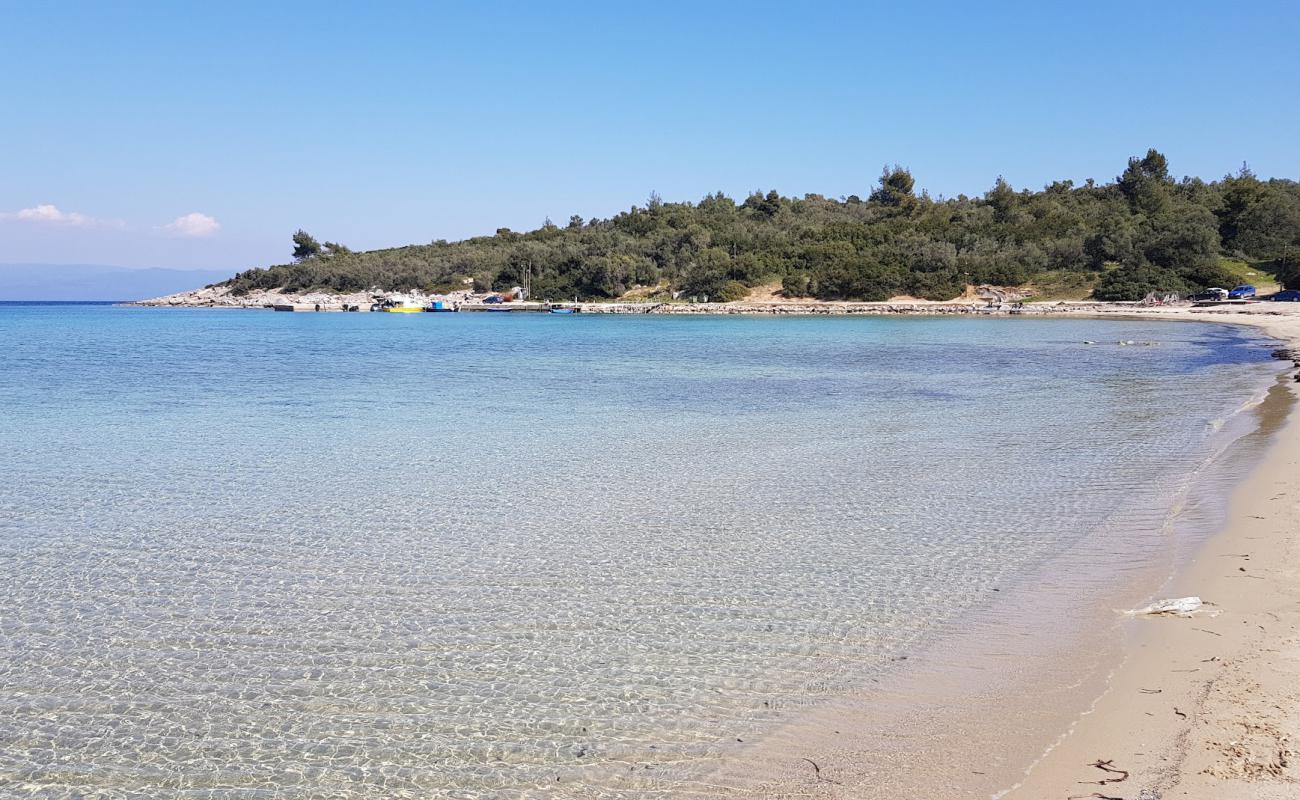 Foto af Paliouri beach med lys sand overflade