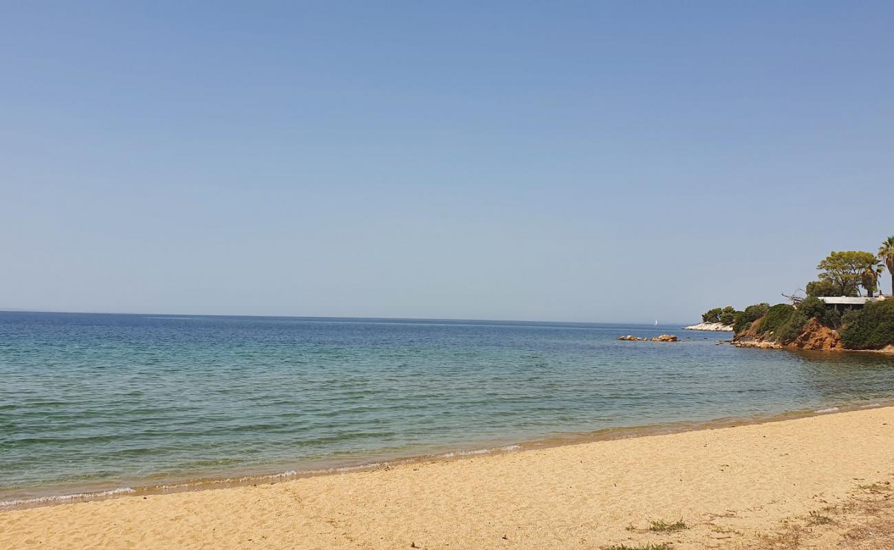 Foto af Kastri beach II med sort sand og småsten overflade