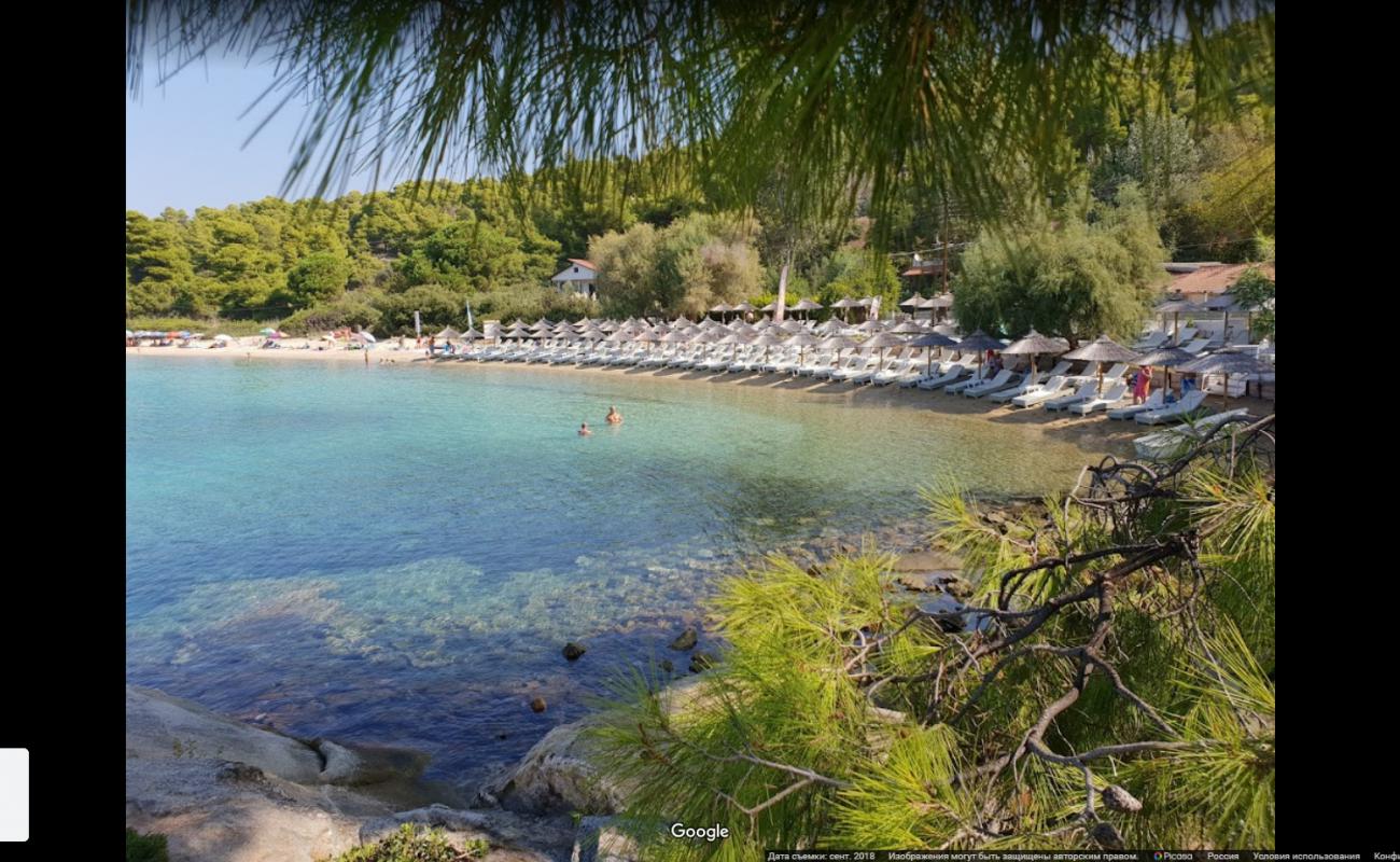 Foto af Kalogria beach og bosættelsen