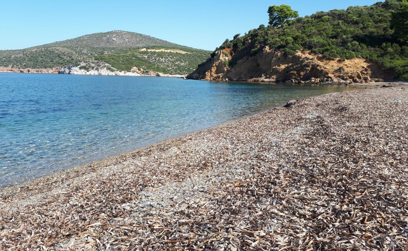 Foto af Secret beach med brun sten overflade