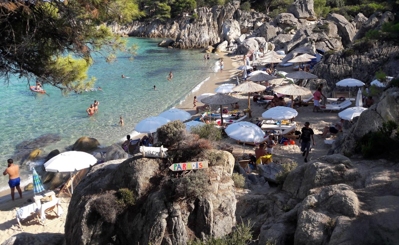 Foto af Portokali Beach med lys fint sand overflade