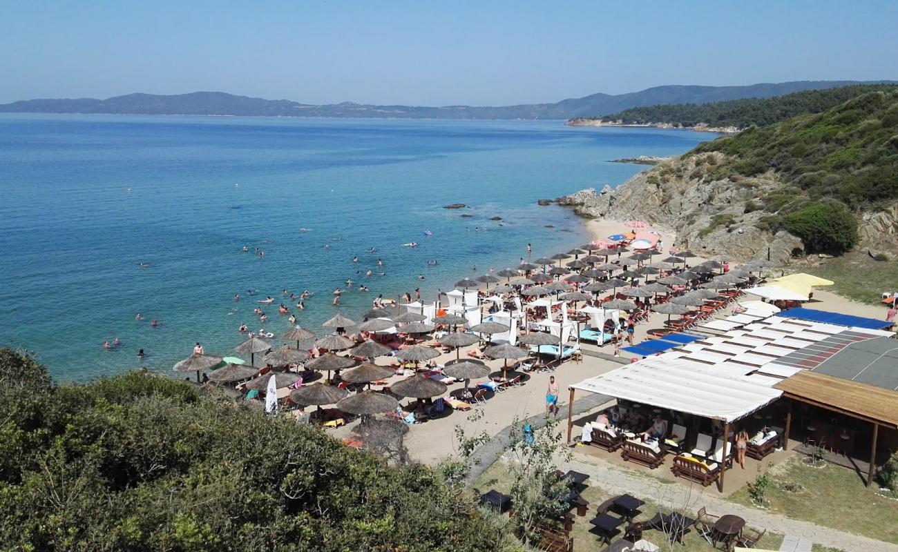 Foto af Voulitsa Strand med lys sand overflade