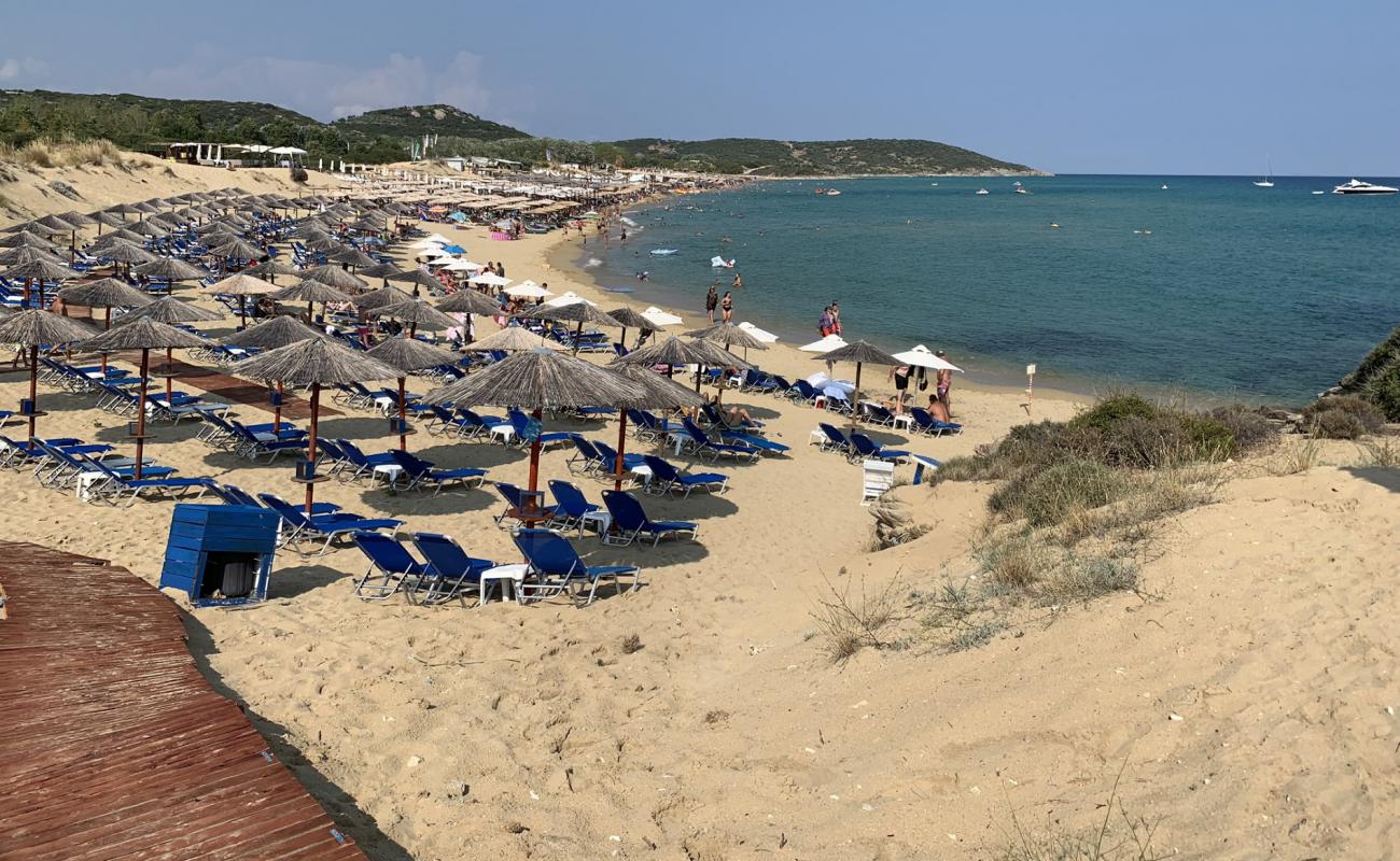 Foto af Ammolofoi Strand med lys sand overflade