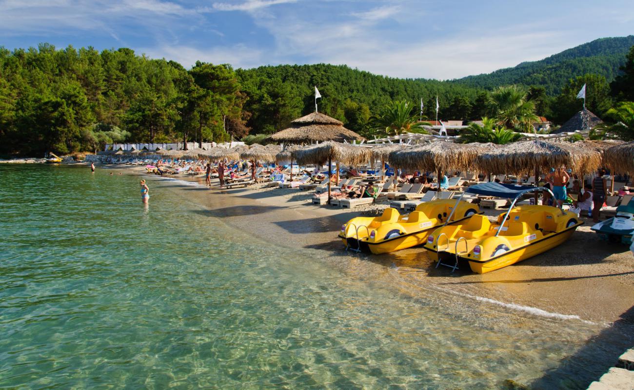 Foto af La Scala beach med hvidt fint sand overflade