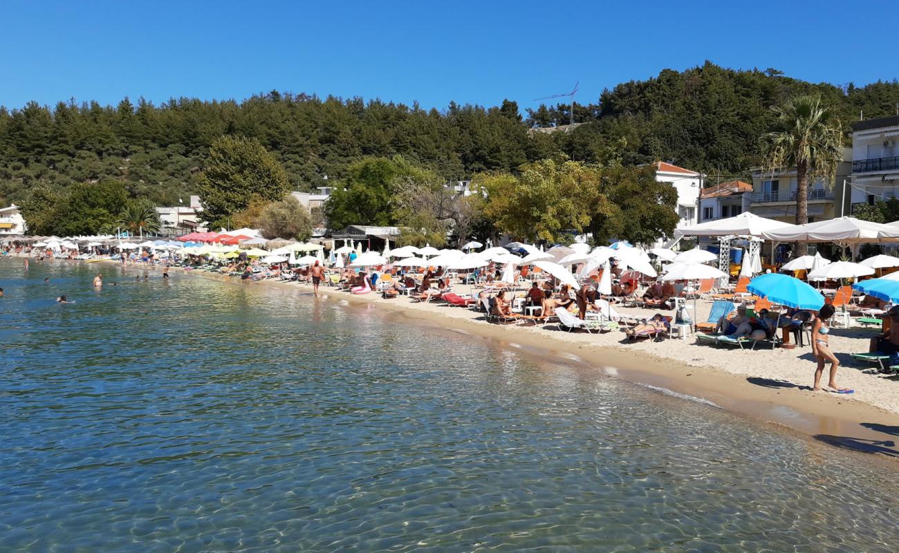 Foto af Ftapodi beach med lys sand overflade