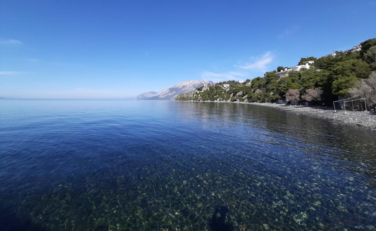 Foto af Theotokos long beach med grå sten overflade