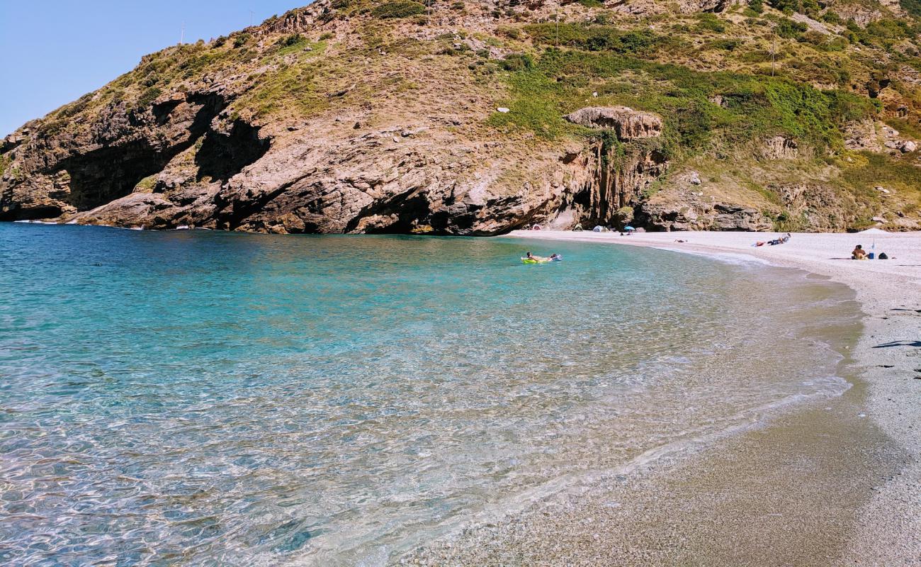 Foto af Agios Dimitrios beach med let fin sten overflade