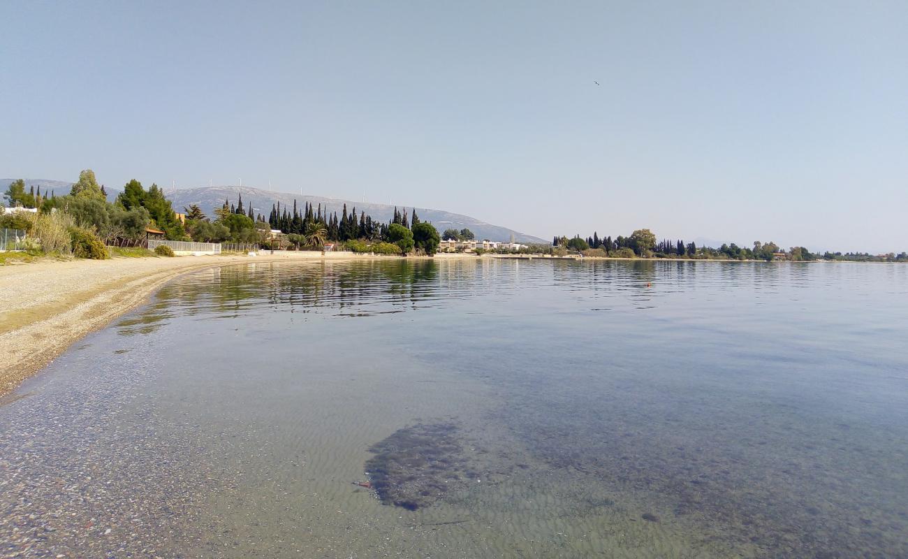 Foto af Stephania beach med gråt sand og småsten overflade