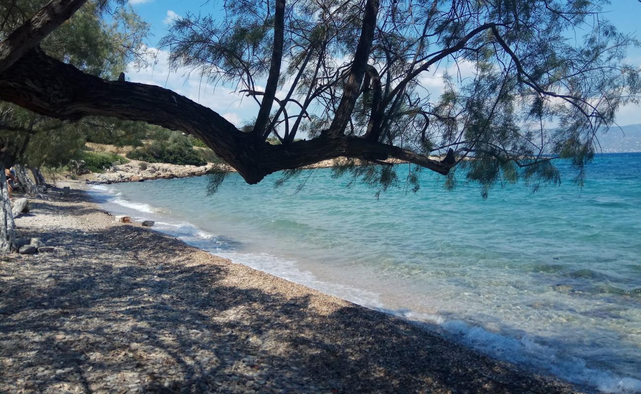 Foto af Pounda beach med let sand og småsten overflade